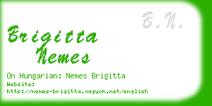 brigitta nemes business card